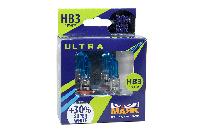 Лампа галогеновая HB3 12V 65W P20d Super White+30 (89005SW+30) 2шт, к-т  Маяк  