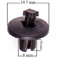 Пистон крепежный универсальный, шт. SKYWAY S05601077 (1/25)