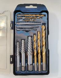 Экстракторы-спасатели обломанных болтов (12 предметов), пенал, к-т  