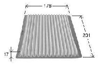 Фильтр салонный AC-302  JS  (MN140141)  MMC Colt