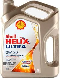 Масло моторное Shell Helix Ultra  0w30 ECT SN/C2/C3, 4L (1/4) синтетика 