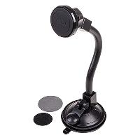 Держатель телефона магнитный, на панель, гибкая ножка Черный SKYWAY S00303009 	