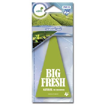 Ароматизатор подвесной пластина BiG FRESH  Зеленый чай PABF- 42  