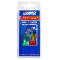 Предохранитель флажковый  (блистер 10 шт.) 5A-30A; к-т №9  ABRO FU-AI381-9-AS