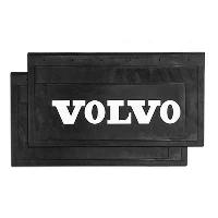 Брызговик плоский на длинномер задний  660*270*5мм, черный, надпись VOLVO (2 шт), к-т DA-02197