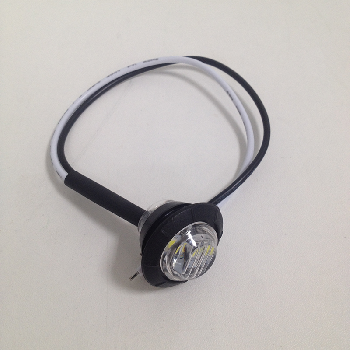 Фонарь габаритный 12/24V  3 SMD круглый D2 см водонепроницаемый, белый , шт.