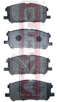 PF-1497 Тормозные колодки Akyoto AKDC-1497 керамика  FR
