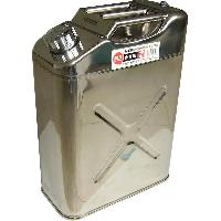 Канистра металлическая вертикальная Сталь 20 л, тройная ручка (0,8mm/ 47*36*18 cm) CS-20