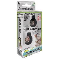 Ароматизатор подвесной жидкий флакон стекло/дерево Car&Nature, Натуральный сквош (2х3мл),CNL-60,к-т