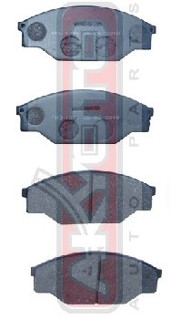 PF-1166/1227 Колодки тормозные дисковые AKYOTO AKD-1099 T.Hilux surf/4RUNNER LN8# /10#  YN8#/10#