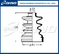 Пыльник привода FB-2180   (0442752170,0442752690,04438161010) In