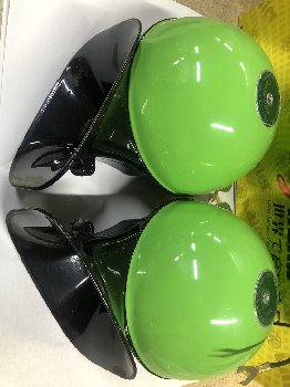 Сигнал электрический 12V Улитка D120мм,110 Db, зеленый A200 (высокий+низкий), к-т (1/10)