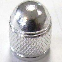 Колпачок для камеры металлический пуля рифленый (к-т 4 шт), металлик серебро VC - 126