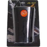 Пепельница-стакан пластик, синяя подсветка крышки, солнечная батарея, черная, JG037 BK