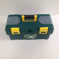 Ящик для инструментов пластиковый 14" (340*180*130 мм ), 2 защелки/ 2 бокса под мелочь Т85 (09211) 