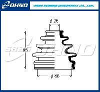 Пыльник привода FB-2151