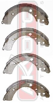 FN-5520 Колодки тормозные барабанные AKYOTO AKS-2012 H.Civic E# 95-01/Fit/Jazz 01~/HR-V 98 RR