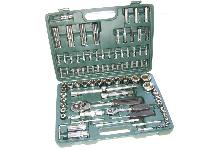 Инструмент 1/4,1/2" ( 94 предмета) головки, 2трещотки, воротки,биты (YD1018 / STK3018)