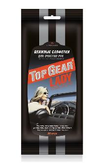 Салфетки влажные универсальные (30 шт), к-т  Top Gear Lady  (1/32)  