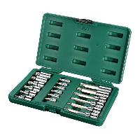 Биты 1/4", 1/2" (18 предметов) кейс, к-т  09051 SATA  