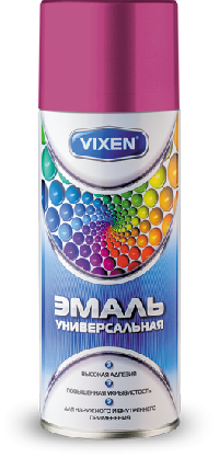 Краска-спрей эмаль Фиолетовая (RAL 4008) , 520мл  VX14008 VIXEN (уп.12шт)