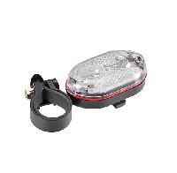 Фонарь вело задний светодиодный 9LED белый  J-RT08