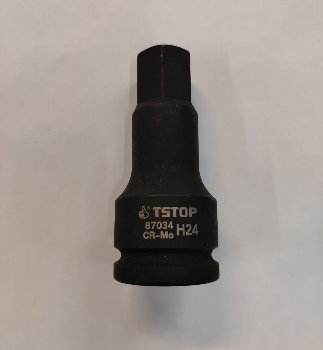 Наконечник ударный 3/4" с шестигранной вставкой 24мм 87034   TStop