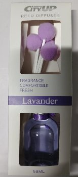 Ароматизатор жидкий флакон/палочки LAVANDER, 50мл CA-361, CityUp (1/12)