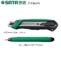 Нож канцелярский с лезвием 18*100*0.5 мм 8 секций  93482 SATA  