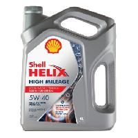 Масло моторное Shell Helix High Mileage 5w40 SN, 4L  (1/4) синтетика