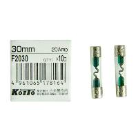 Предохранитель стеклянный 6*30мм, 20 А, шт.  KOITO (уп.10 шт.) F2030