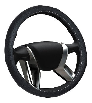 Оплетка экокожа перфорированная AZARD Senator Texas L (39-41см) , черный (OPLS0902), шт.