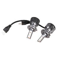 Лампа (LED аналог ксенона) H 7 (C9) 12/24V 22W 6000K 2700Lm (2 шт) к-т  SKYWAY 