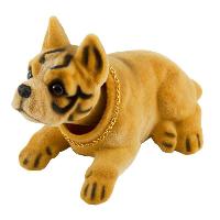 Игрушка-маятник на панель с ароматизатором Собака Боксер, светло-коричневый / Яблоко S04201011