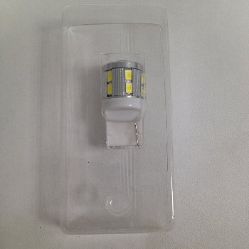Светодиод T20 12V/24V WHITE 12SMD+1SMD(блистер) (МАЯК) (12T20- W/12SMD/A-21/BL)