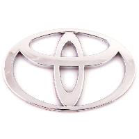 Эмблема TOYOTA,  95*62мм, хром объемная SKYWAY (STE-008)