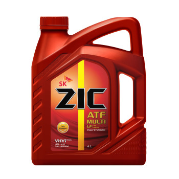 Масло трансмиссионное AКПП ZIC ATF Multi LF, 4L  (1/4)  Toyota WS и др. (синтетика)