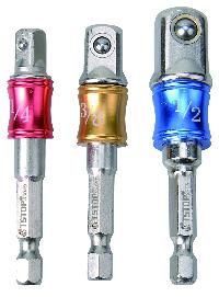 Адаптер для шуруповерта 6,3 мм под головки 1/2" (синий) T351 (83051) TStop