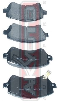 0446502150  Колодки тормозные дисковые AKYOTO AKD-1243 T. Corolla/Fielder NDE120,ZZE12#   FR