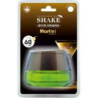 Ароматизатор на панель гелевый банка стекло Shake Martini , Апельсин    SHK-07  (5/30)