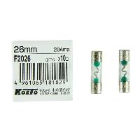 Предохранитель стеклянный 6*26мм, 20 А, шт.  KOITO (уп.10 шт.)  F2026