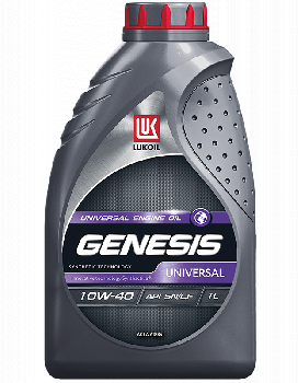 Масло моторное ЛУКОЙЛ GENESIS UNIVERSAL 10W40 SN/CF полусинтетика,  1л (уп.12шт)