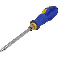 Отвертка с двусторонним стержнем PH2(+) и 6мм(-) L100 мм  KK-11  (уп.10 шт)