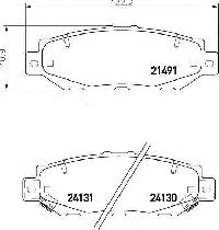 PF-1363/1302/1326  Колодки тормозные дисковые (АN-398/369 /D2125) КНР