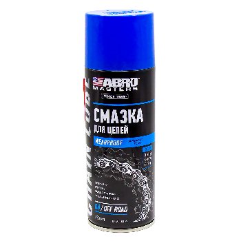 Смазка для цепей водостойкая, 450 мл, спрей CL-450-AM-RE ABRO Masters (1/12)