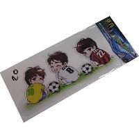 Наклейка светоотражающая Футболисты-3 (15*15 см)     A-23