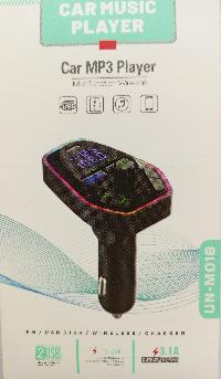FM Модулятор-bluethooth, 12-24V, 2USB 3.1/1A, HandsFree, LED дисплей, UN-M018