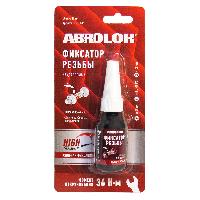 Фиксатор резьбы неудаляемый, красный, 10 мл  ABRO Masters (уп.12 шт.) (аналог TL-371)  