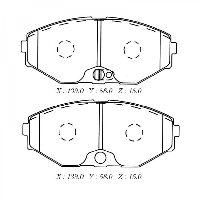 PF-2261 Колодки тормозные дисковые  (AN-372) КНР