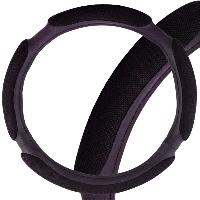 Оплетка экокожа Sponge grid, M (37-39 см) Черная, 4 подушечки сетка Черная SKYWAY S01102385